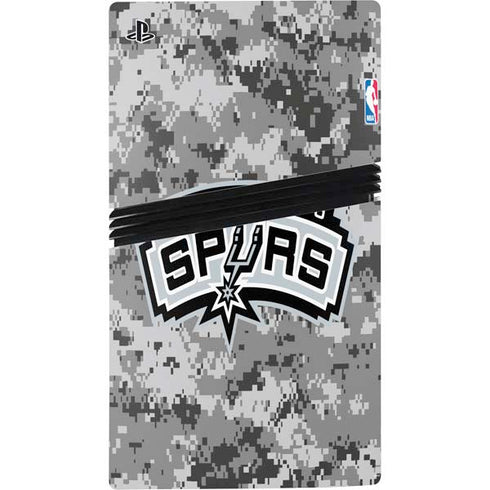 NBA San Antonio Spurs Digi Camo PS5 Pro Bundle Skin