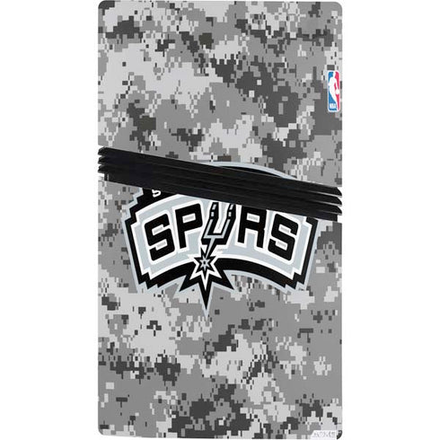 NBA San Antonio Spurs Digi Camo PS5 Pro Bundle Skin