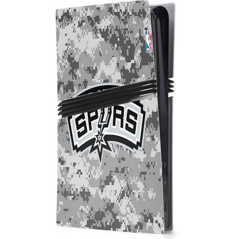 NBA San Antonio Spurs Digi Camo PS5 Pro Console Skin