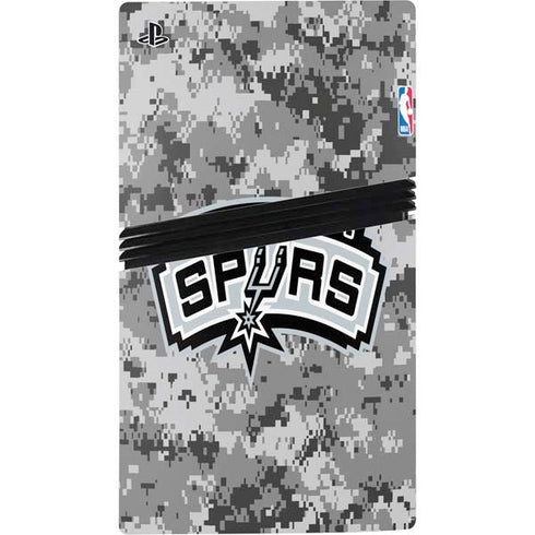 NBA San Antonio Spurs Digi Camo PS5 Pro Console Skin