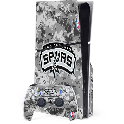 NBA San Antonio Spurs Digi Camo PlayStation PS5 Skins