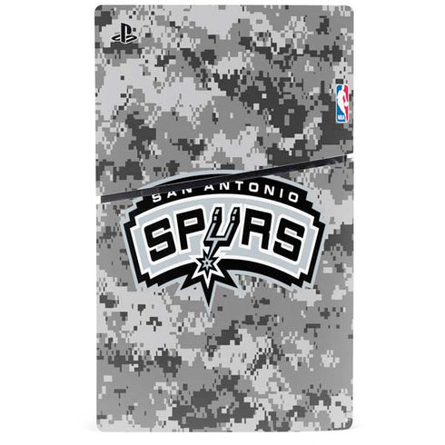 NBA San Antonio Spurs Digi Camo PS5 Slim Digital Edition Console Skin