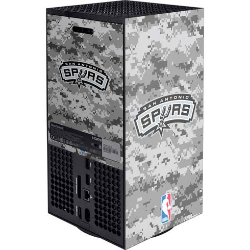 NBA San Antonio Spurs Digi Camo XBox Series X Digital Edition Console Skin