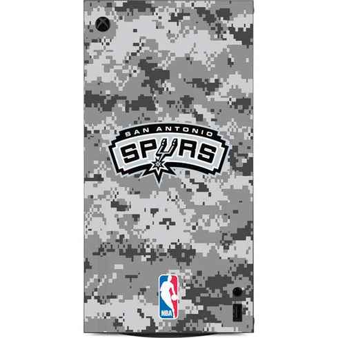 NBA San Antonio Spurs Digi Camo XBox Series X Digital Edition Console Skin