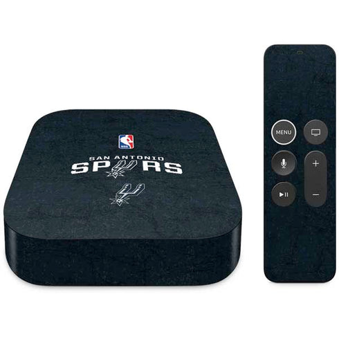 NBA San Antonio Spurs Distressed Apple TV Skin