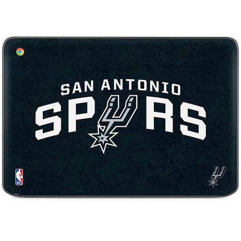 NBA San Antonio Spurs Distressed HP Chromebook Skin