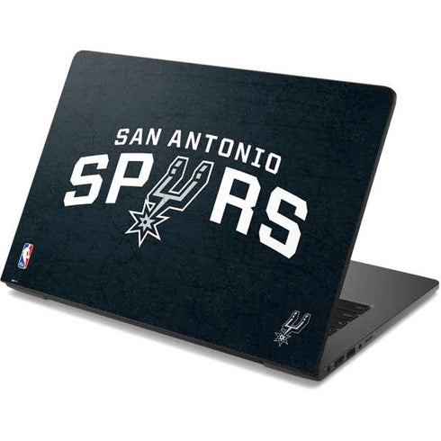 NBA San Antonio Spurs Distressed Dell Chromebook Skin