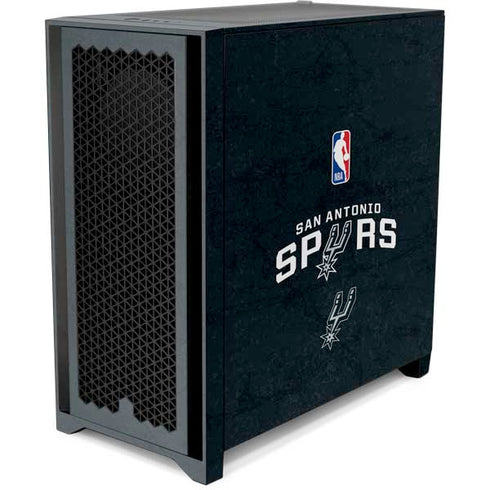 NBA San Antonio Spurs Distressed Corsair 4000D Tempered Glass Mid-Tower ATX Case Skin