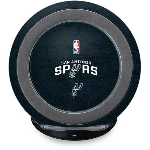 NBA San Antonio Spurs Distressed Fast Charge Wireless Charging Stand Skin