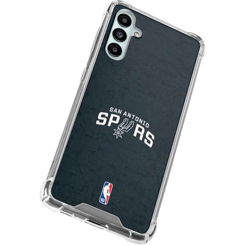 NBA San Antonio Spurs Distressed Galaxy A14 5G Clear Case