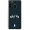 NBA San Antonio Spurs Distressed Galaxy A21 Clear Case