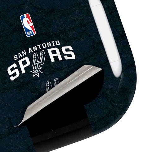 NBA San Antonio Spurs Distressed Galaxy Buds Live Skin