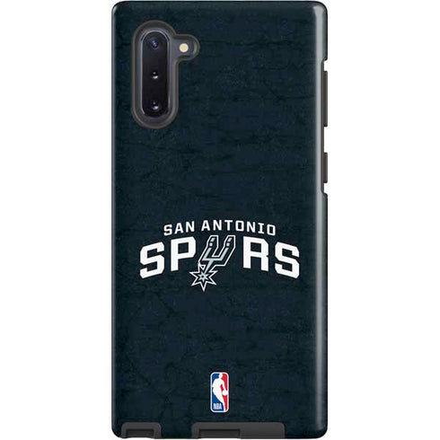 NBA San Antonio Spurs Distressed Galaxy Note 10 Pro Case