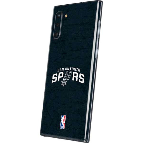 NBA San Antonio Spurs Distressed Galaxy Note 10 Skin
