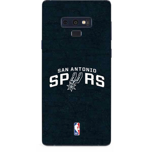 NBA San Antonio Spurs Distressed Galaxy Note 9 Skin