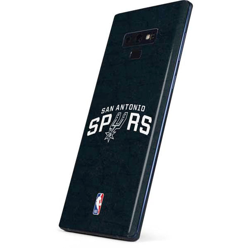 NBA San Antonio Spurs Distressed Galaxy Note 9 Skin