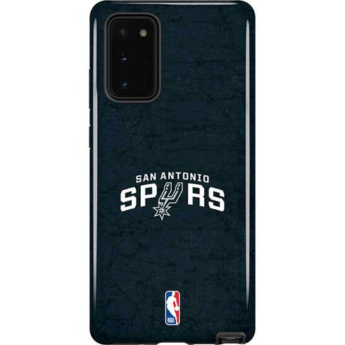 NBA San Antonio Spurs Distressed Galaxy Note20 5G Pro Case