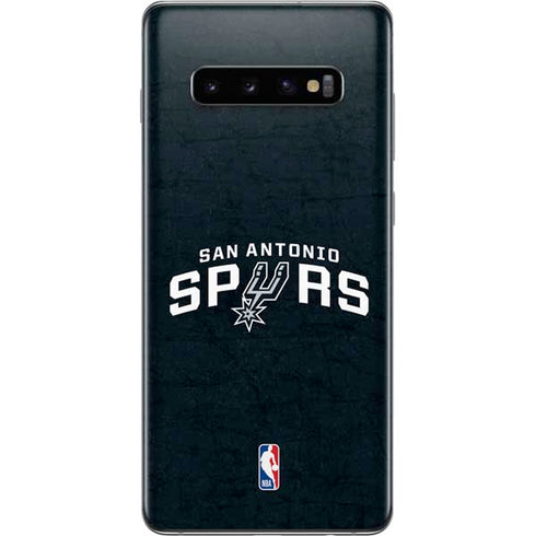 NBA San Antonio Spurs Distressed Galaxy S10 Plus Skin