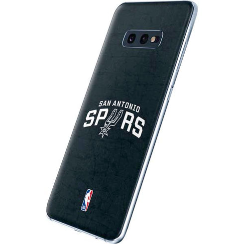 NBA San Antonio Spurs Distressed Galaxy S10e Skin