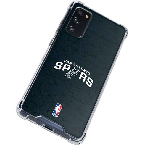 NBA San Antonio Spurs Distressed Galaxy S20 FE Clear Case