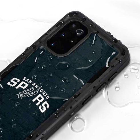 NBA San Antonio Spurs Distressed Galaxy S20 Plus Waterproof Case