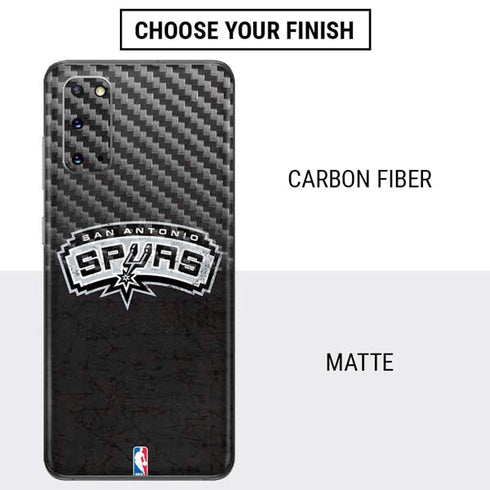 NBA San Antonio Spurs Distressed Galaxy S20 Skin