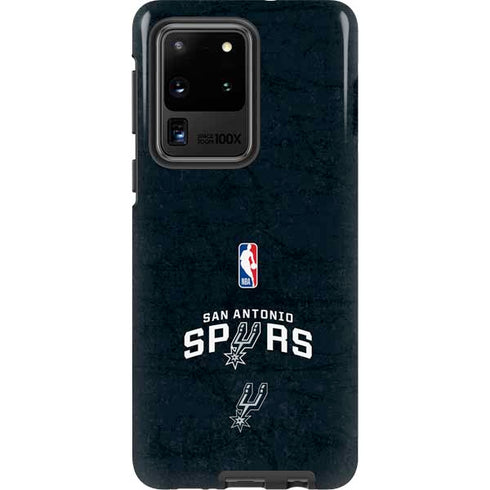 NBA San Antonio Spurs Distressed Galaxy S20 Ultra 5G Pro Case