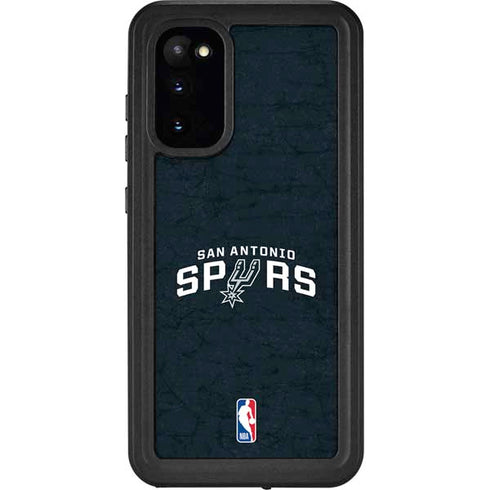 NBA San Antonio Spurs Distressed Galaxy S20 Waterproof Case