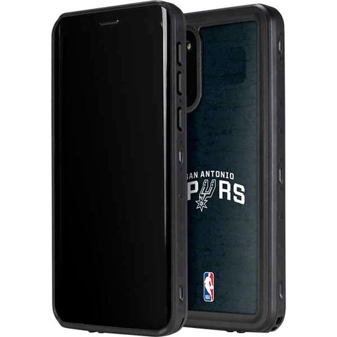 NBA San Antonio Spurs Distressed Galaxy S20 Waterproof Case