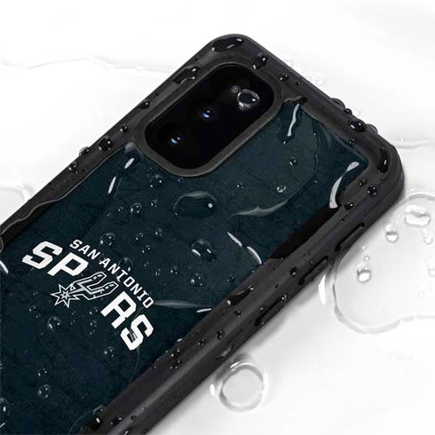 NBA San Antonio Spurs Distressed Galaxy S20 Waterproof Case