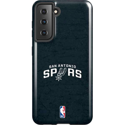 NBA San Antonio Spurs Distressed Galaxy S21 5G Pro Case