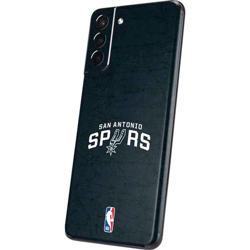 NBA San Antonio Spurs Distressed Galaxy S21 5G Skin