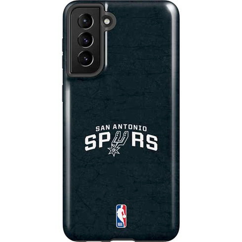NBA San Antonio Spurs Distressed Galaxy S21 FE Pro Case