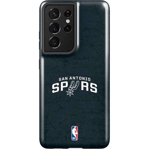 NBA San Antonio Spurs Distressed Galaxy S21 Ultra 5G Pro Case