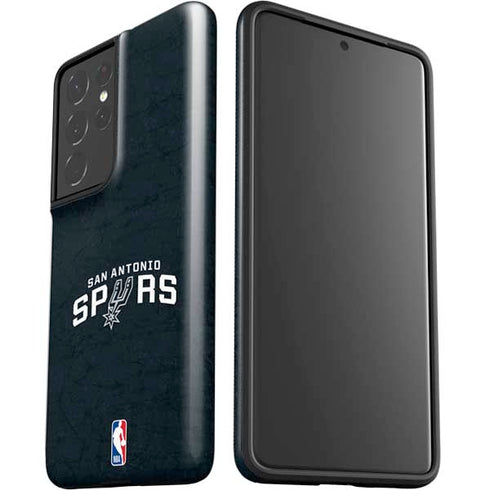 NBA San Antonio Spurs Distressed Galaxy S21 Ultra 5G Pro Case