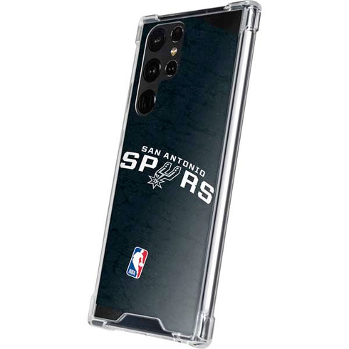 NBA San Antonio Spurs Distressed Galaxy S22 Ultra Clear Case