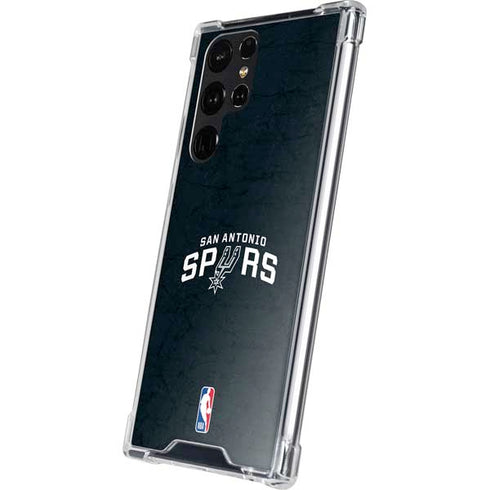 NBA San Antonio Spurs Distressed Galaxy S24 Ultra Clear Case