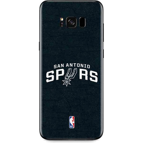 NBA San Antonio Spurs Distressed Galaxy S8 Skin