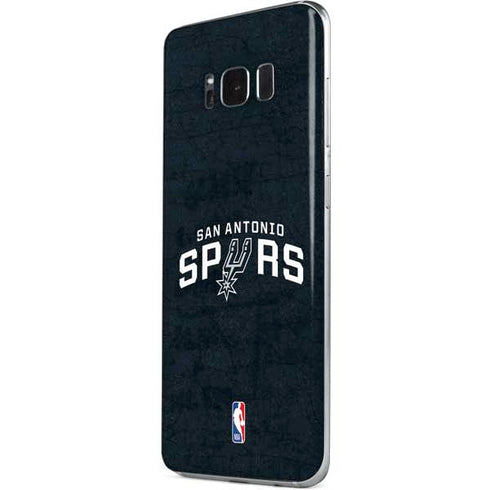 NBA San Antonio Spurs Distressed Galaxy S8 Skin