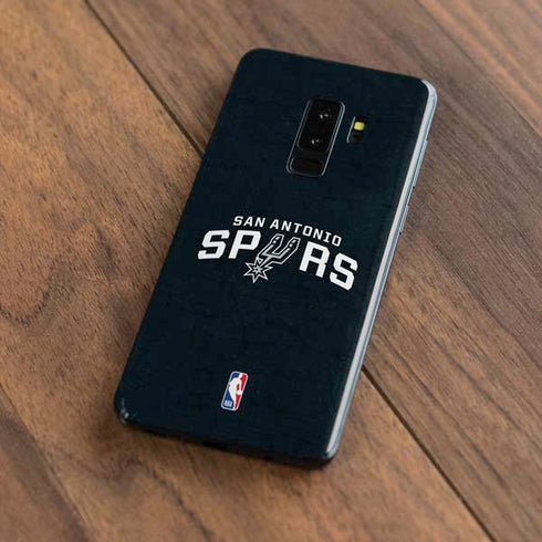 NBA San Antonio Spurs Distressed Galaxy S9 Plus Skin