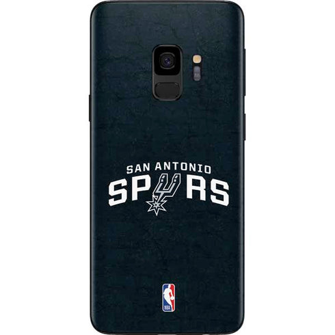 NBA San Antonio Spurs Distressed Galaxy S9 Skin