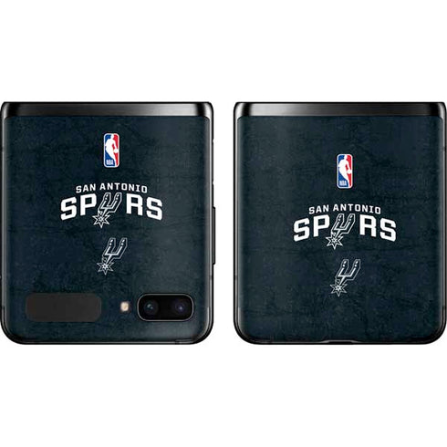 NBA San Antonio Spurs Distressed Galaxy Z Flip Skin