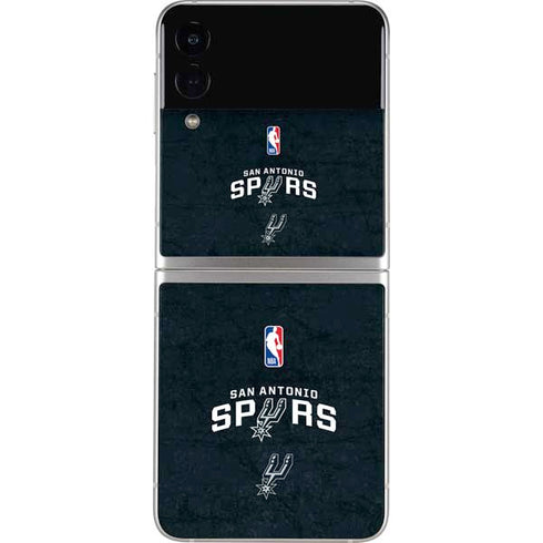 NBA San Antonio Spurs Distressed Galaxy Z Flip3 5G Skin