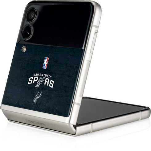 NBA San Antonio Spurs Distressed Galaxy Z Flip3 5G Skin