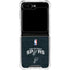 NBA San Antonio Spurs Distressed Galaxy Z Flip5 5G Clear Case