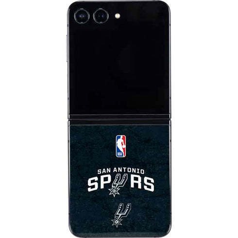 NBA San Antonio Spurs Distressed Galaxy Z Flip5 5G Skin