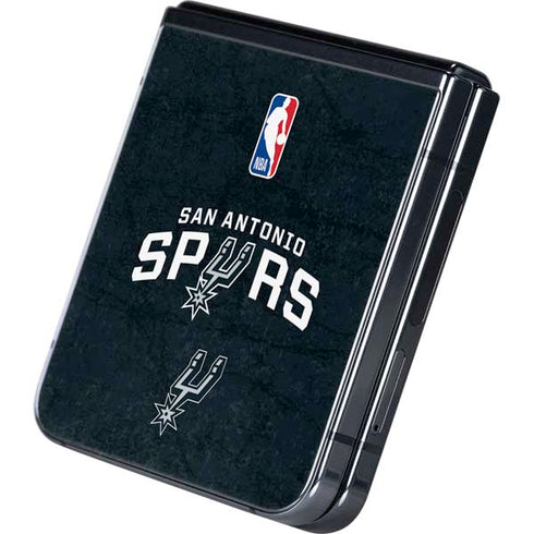 NBA San Antonio Spurs Distressed Galaxy Z Flip5 5G Skin