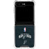NBA San Antonio Spurs Distressed Galaxy Z Flip6 Clear Case