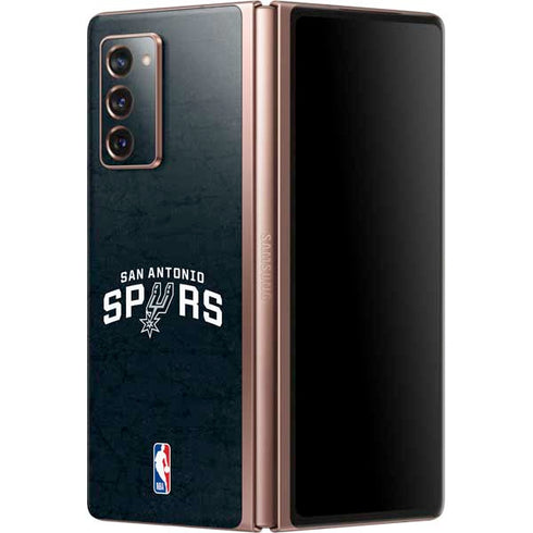 NBA San Antonio Spurs Distressed Galaxy Z Fold2 5G Skin