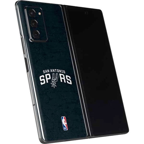 NBA San Antonio Spurs Distressed Galaxy Z Fold2 5G Skin